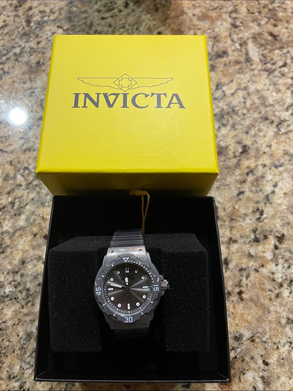 Invicta Celestial 35mm Transparent Gray Watch